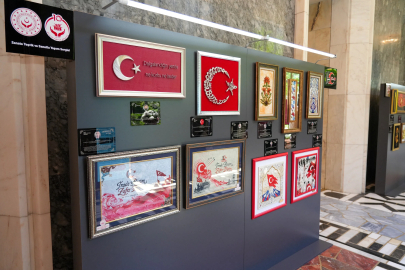 Erdemir’in destek verdiği eserler TBMM’de sergilendi