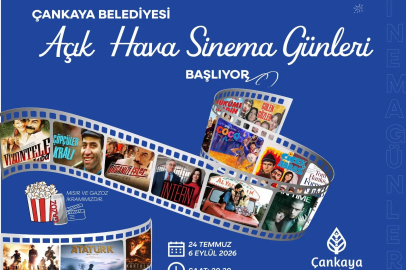 Çankaya’da Açık Hava Sinema Günleri başlıyor