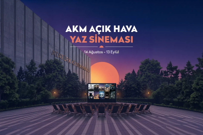 AKM'de açık hava sineması yaz boyunca sinemaseverlerle buluşuyor