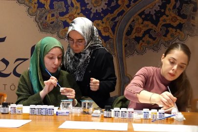 Boğaziçi Üniversitesi’nde tezhip atölyesi düzenlendi